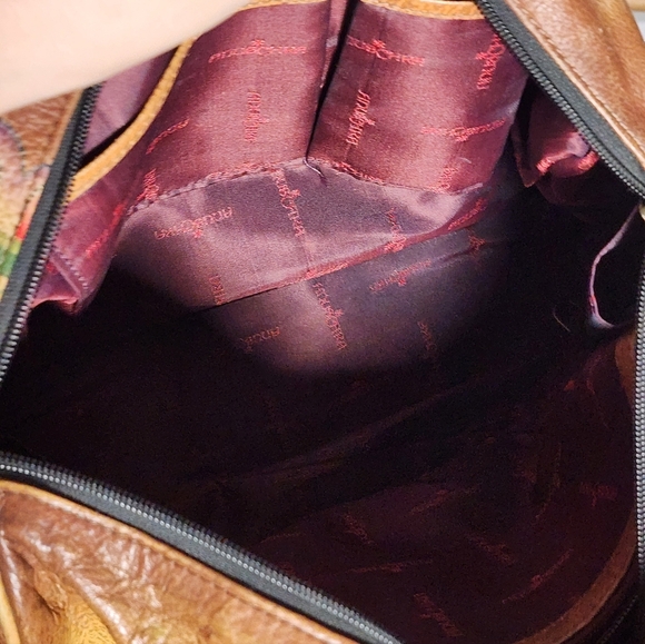 Anuschka Multicolor Artistic Leather Satchel - Picture 3 of 4